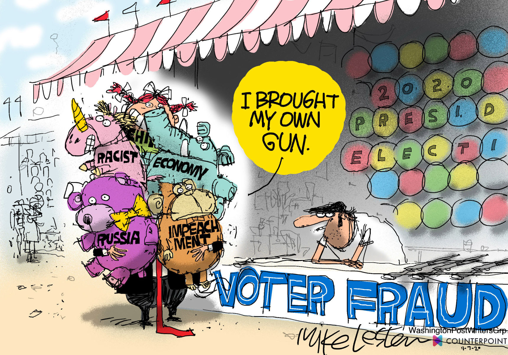 Mike Lester cartoon